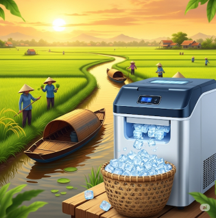 Máy Làm Đá An Giang – Giá Tốt, Lắp Tận Nơi | Bảo Kim